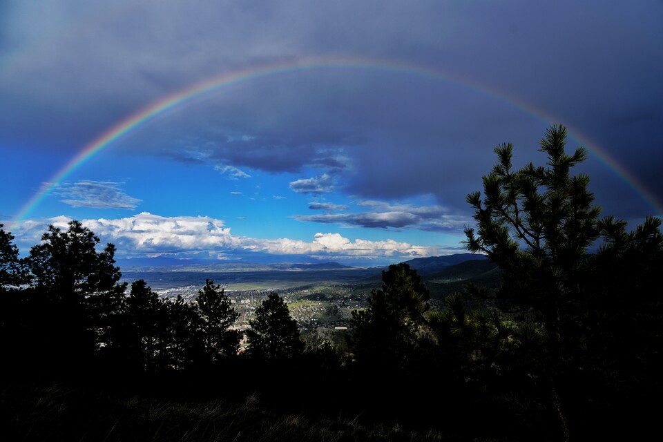 2024-05-14  -  Rainbow After A Storm, Mt. Helena, MT