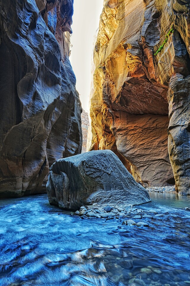 2024-07-03  -  Floating Rock, The Narrows  -  Zion National Park, UT